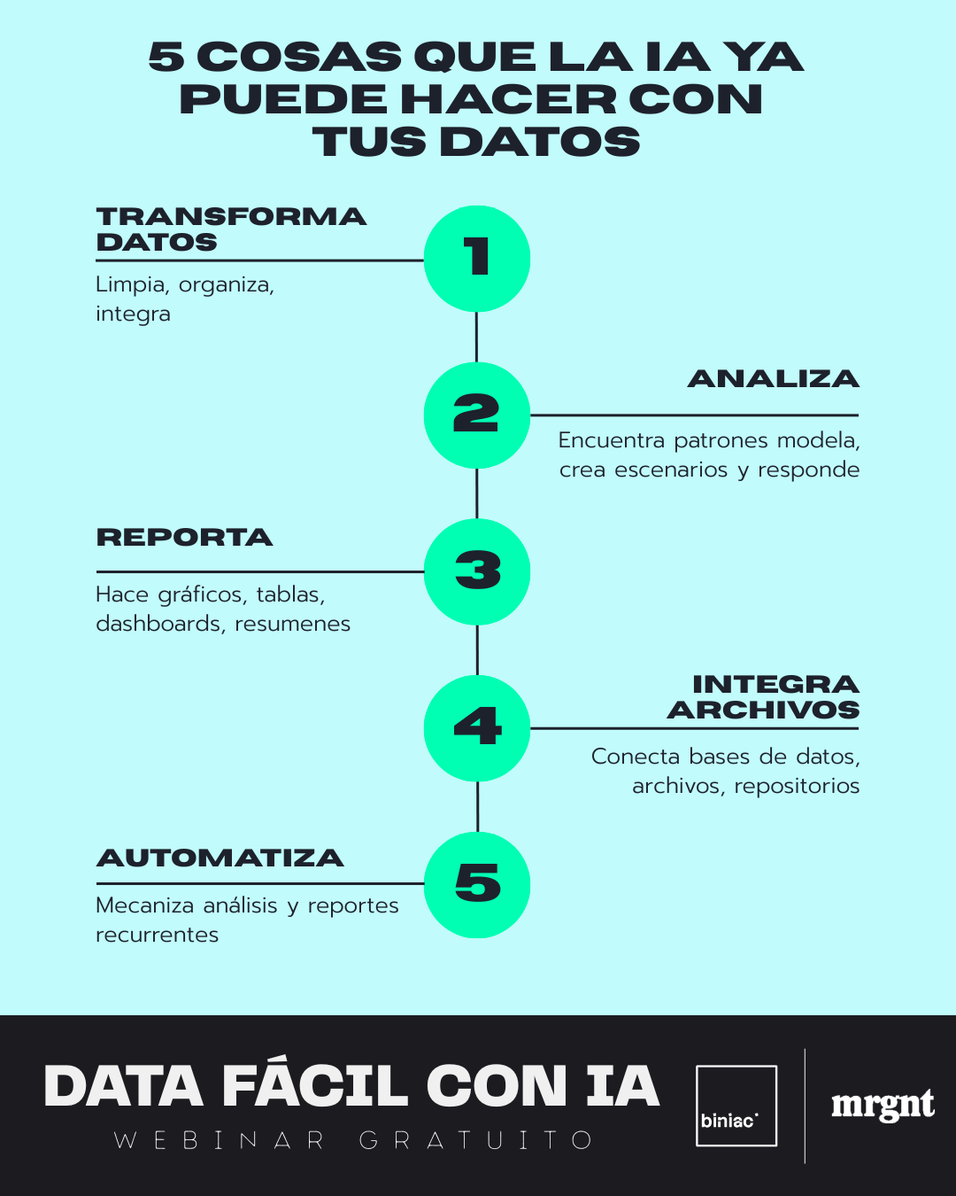 5 cosas que la IA puede hacer con tus datos